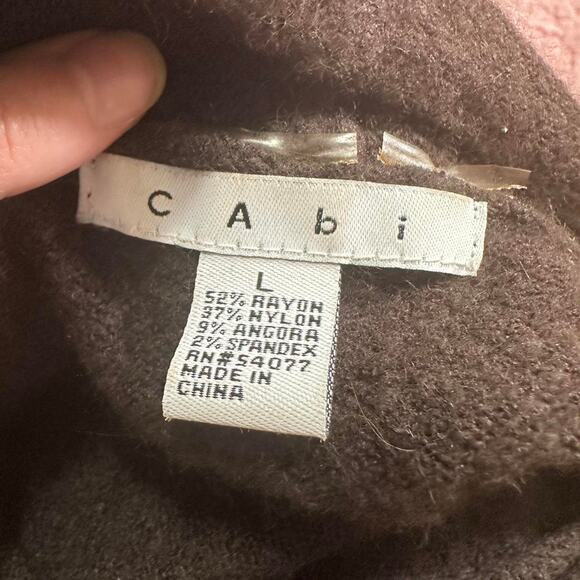 Y2K cabi brown floral wrap tie cardigan - Picture 5 of 5